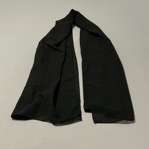 Black Sheer Scarf